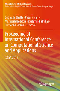 Vorderes Coverbild Proceeding of International Conference on Computational Science and Applications