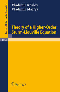 Vorderes Coverbild Theory of a Higher-Order Sturm-Liouville Equation