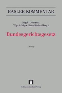 Vorderes Coverbild Bundesgerichtsgesetz