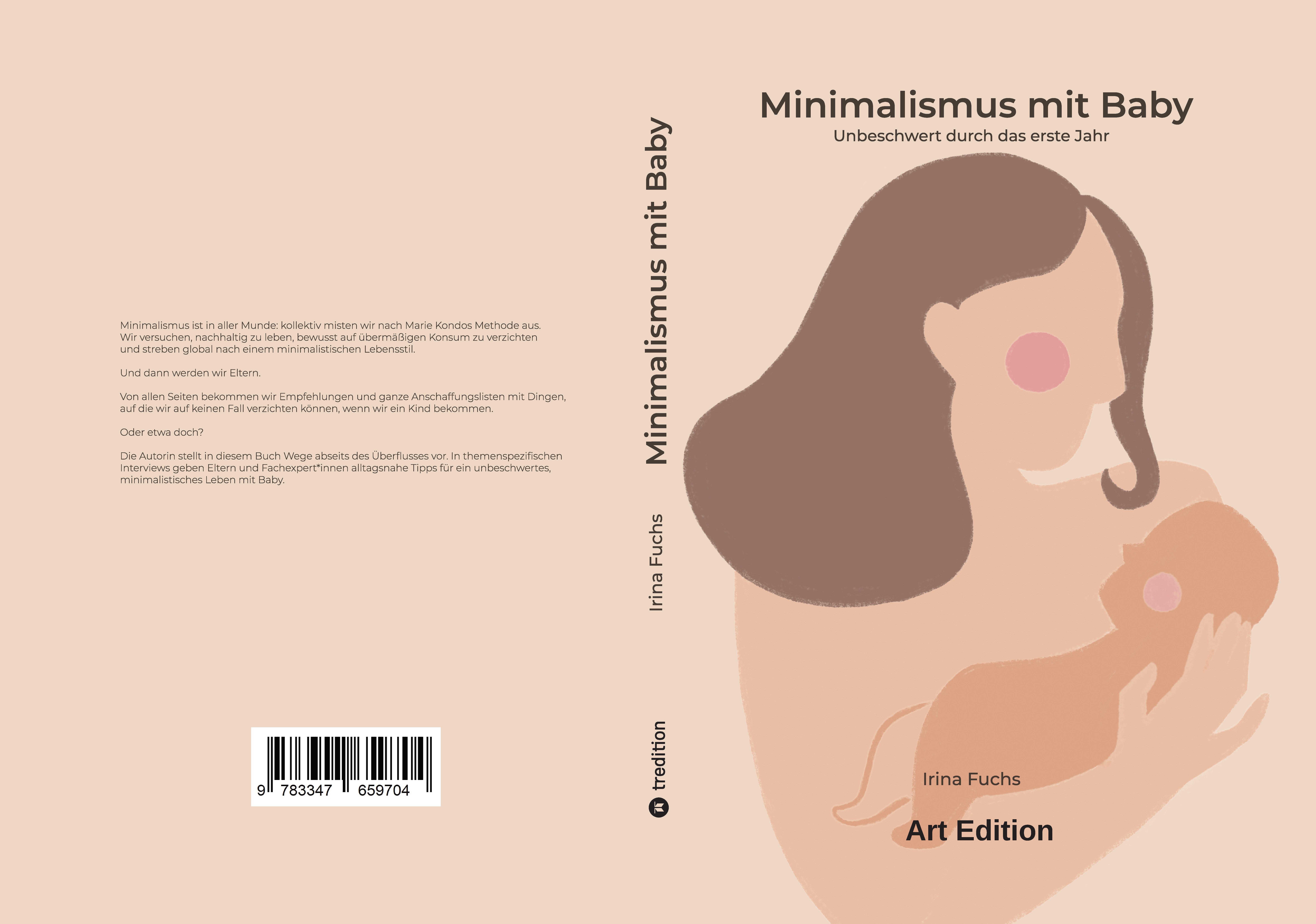 Gesamtes Coverbild Minimalismus mit Baby