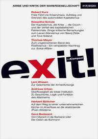 Vorderes Coverbild exit! Krise und Kritik der Warengesellschaft