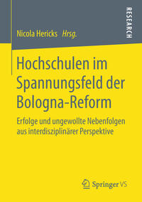 Vorderes Coverbild Hochschulen im Spannungsfeld der Bologna-Reform