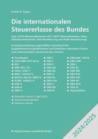 Vorderes Coverbild Die internationalen Steuererlasse des Bundes 2024/2025