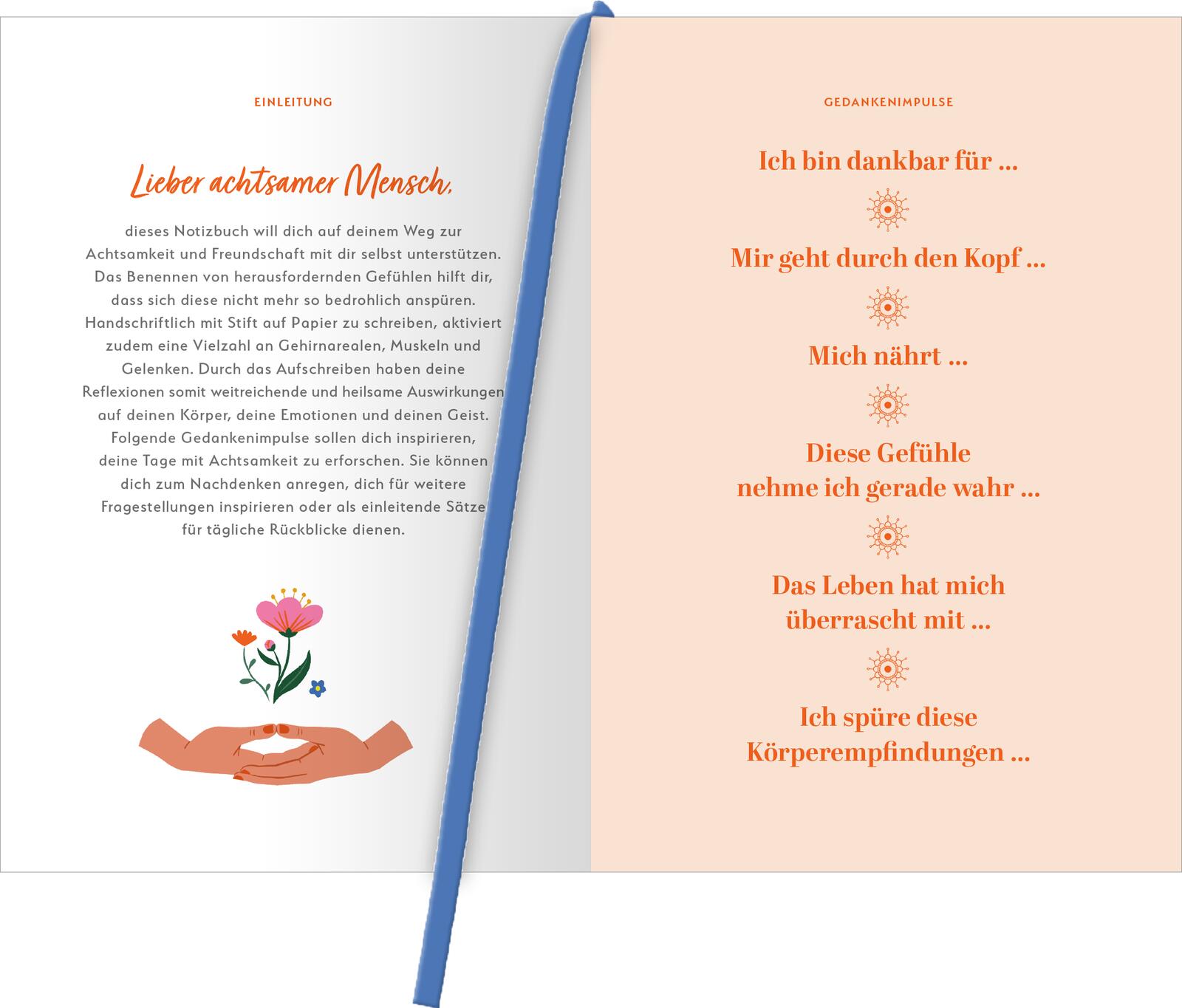 Beispielinhalt (Bild) myNOTES Papeterie: Notizbuch A5 Sei bei dir