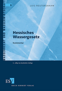 Vorderes Coverbild Hessisches Wassergesetz