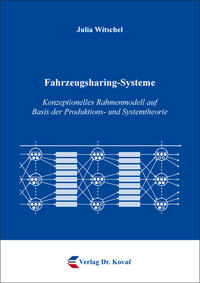 Vorderes Coverbild Fahrzeugsharing-Systeme