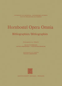 Vorderes Coverbild Hornbostel Opera Omnia