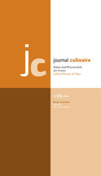 Vorderes Coverbild journal culinaire. Kultur und Wissenschaft des Essens