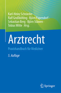 Vorderes Coverbild Arztrecht