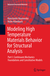 Vorderes Coverbild Modeling High Temperature Materials Behavior for Structural Analysis