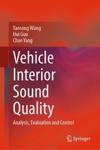 Vorderes Coverbild Vehicle Interior Sound Quality