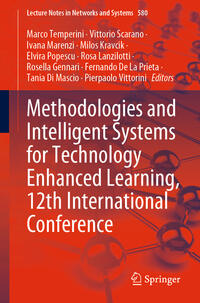 Vorderes Coverbild Methodologies and Intelligent Systems for Technology Enhanced Learning, 12th International Conference