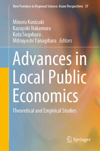 Vorderes Coverbild Advances in Local Public Economics