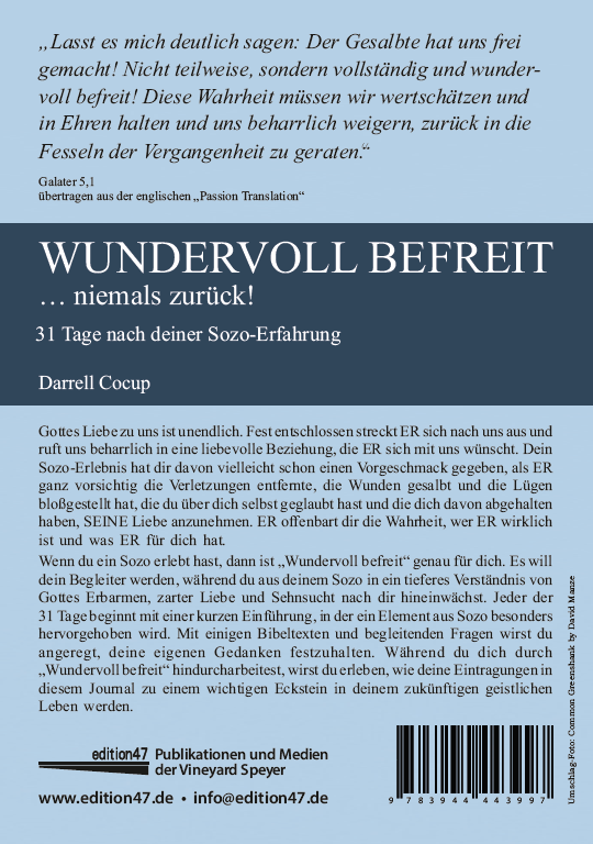 Rückseitencover Wundervoll befreit