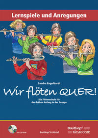 Vorderes Coverbild Wir flöten quer. Lernspiele und Anregungen