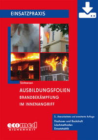 Vorderes Coverbild Ausbildungsfolien Brandbekämpfung im Innenangriff - Download