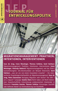 Vorderes Coverbild Journal für Entwicklungspolitik 1-2017