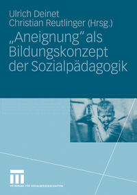 Vorderes Coverbild „Aneignung“ als Bildungskonzept der Sozialpädagogik
