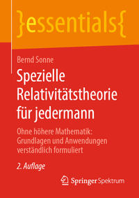 Vorderes Coverbild Spezielle Relativitätstheorie für jedermann