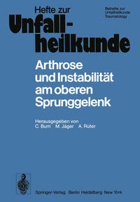 Vorderes Coverbild Arthrose und Instabilität am oberen Sprunggelenk