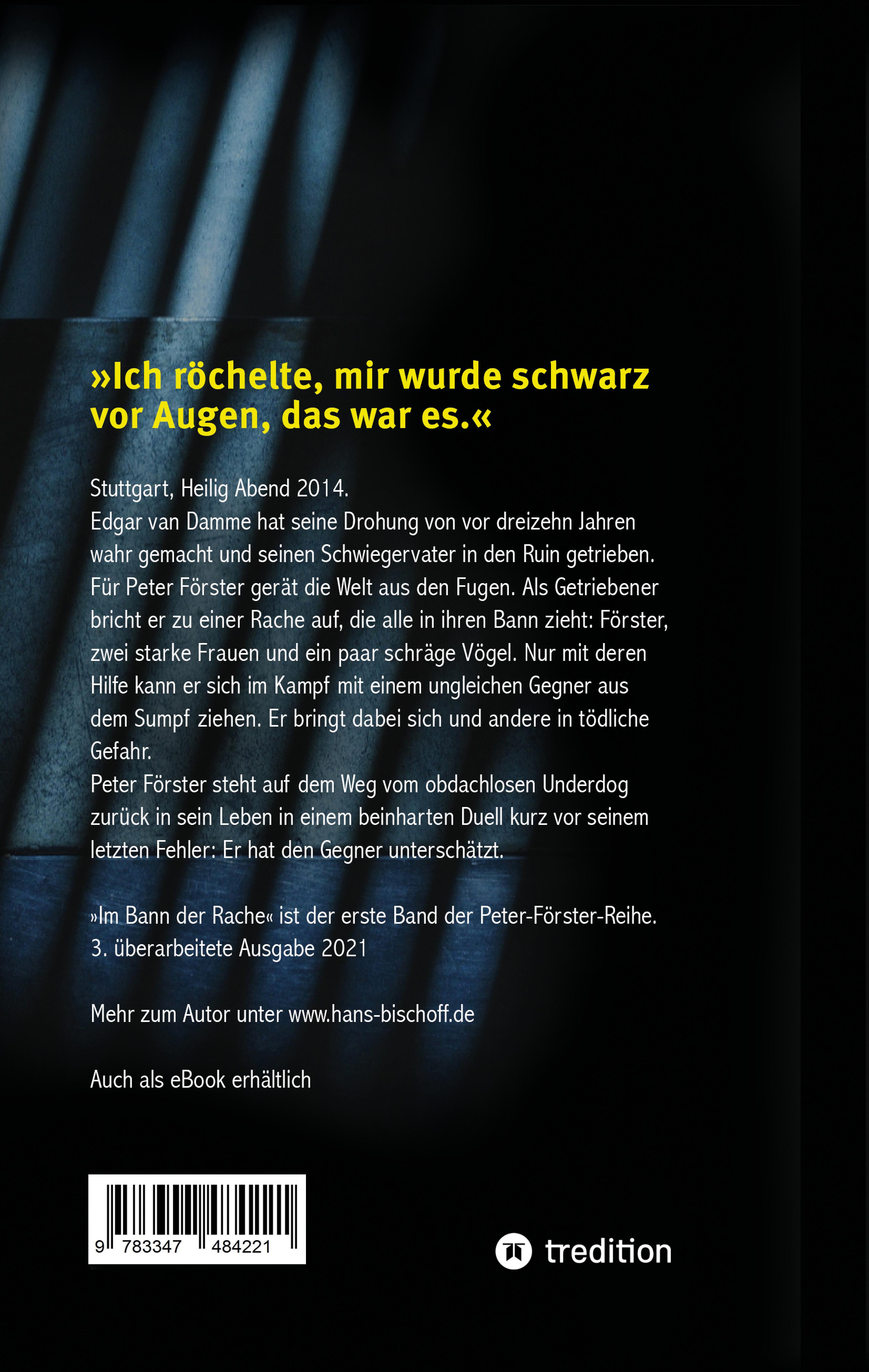 Rückseitencover Im Bann der Rache