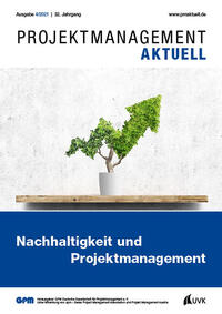 Vorderes Coverbild PROJEKTMANAGEMENT AKTUELL 4 (2021)