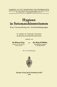 Vorderes Coverbild Hygiene in Setzmaschinenräumen