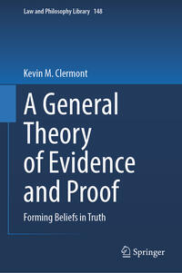 Vorderes Coverbild A General Theory of Evidence and Proof