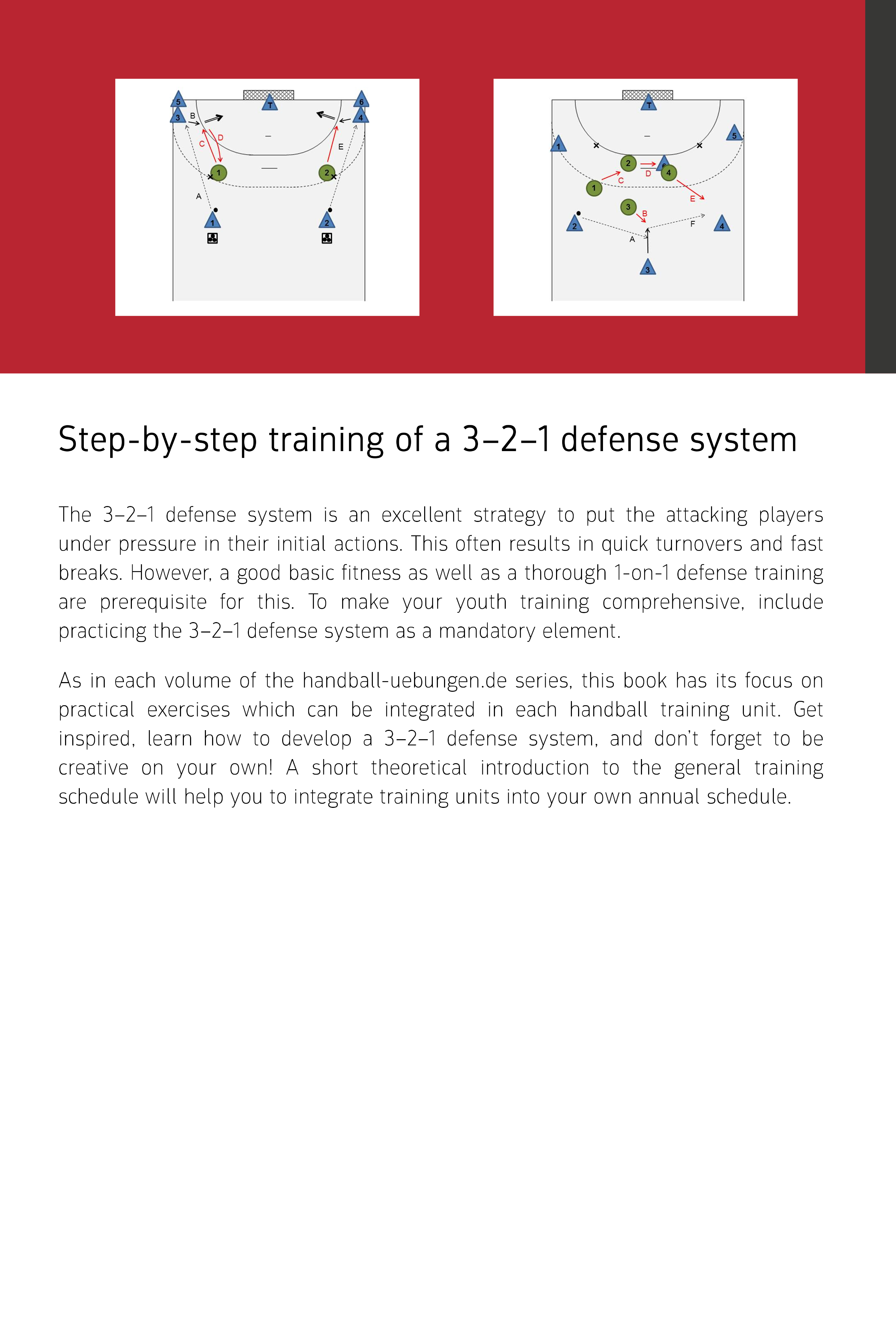 Rückseitencover Special Handball Practice 1 - Step-by-step training of a 3-2-1 defense system