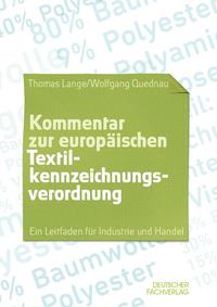 Vorderes Coverbild Kommentar zur europäischen Textilkennzeichnungsverordnung