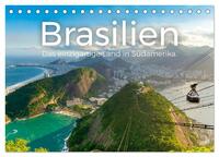 Vorderes Coverbild Brasilien - Das einzigartige Land in Südamerika. (Tischkalender 2025 DIN A5 quer), CALVENDO Monatskalender