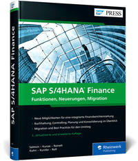 Vorderes Coverbild SAP S/4HANA Finance