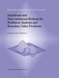 Vorderes Coverbild Variational and Non-variational Methods in Nonlinear Analysis and Boundary Value Problems