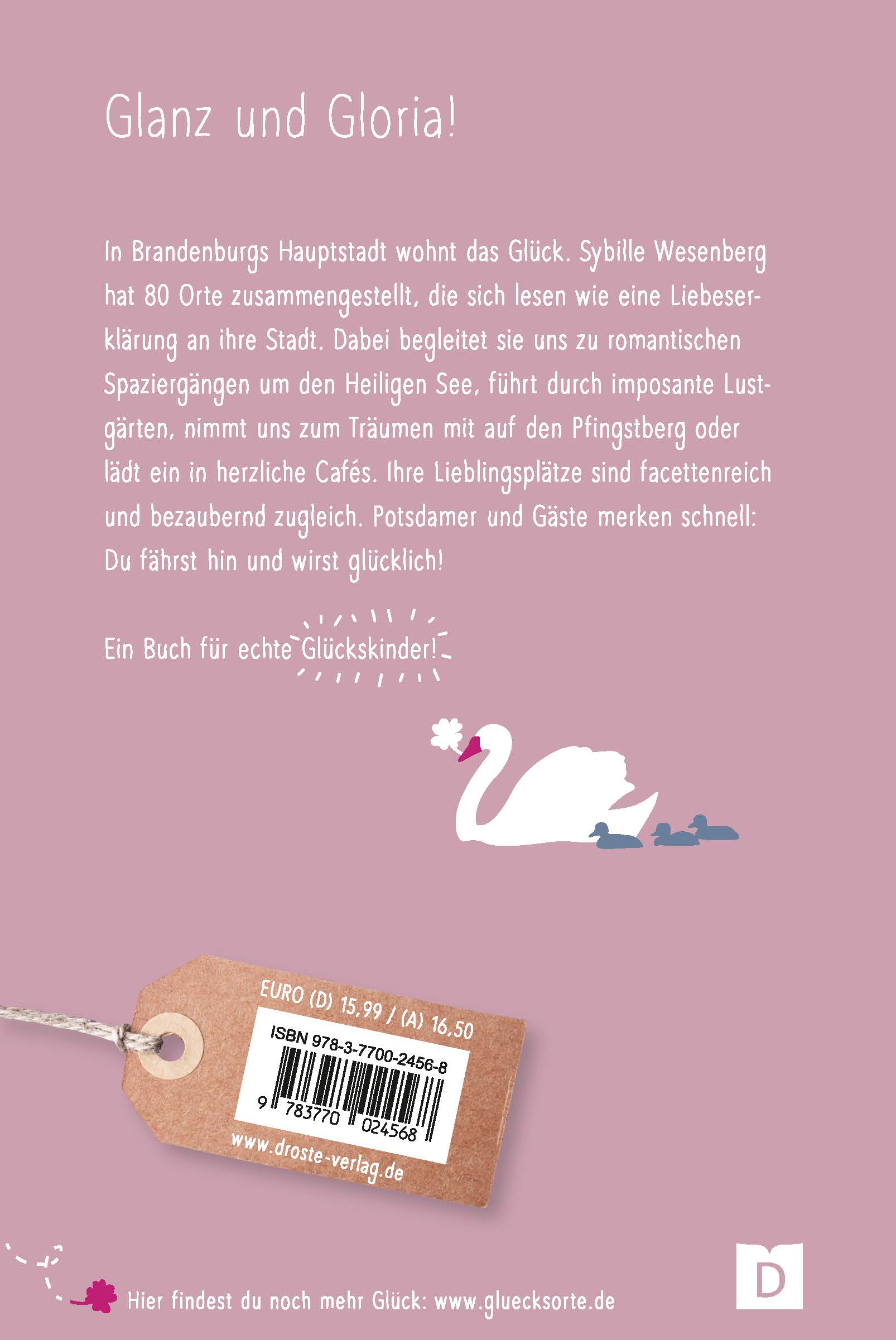 Rückseitencover Glücksorte in Potsdam