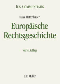 Vorderes Coverbild Europäische Rechtsgeschichte