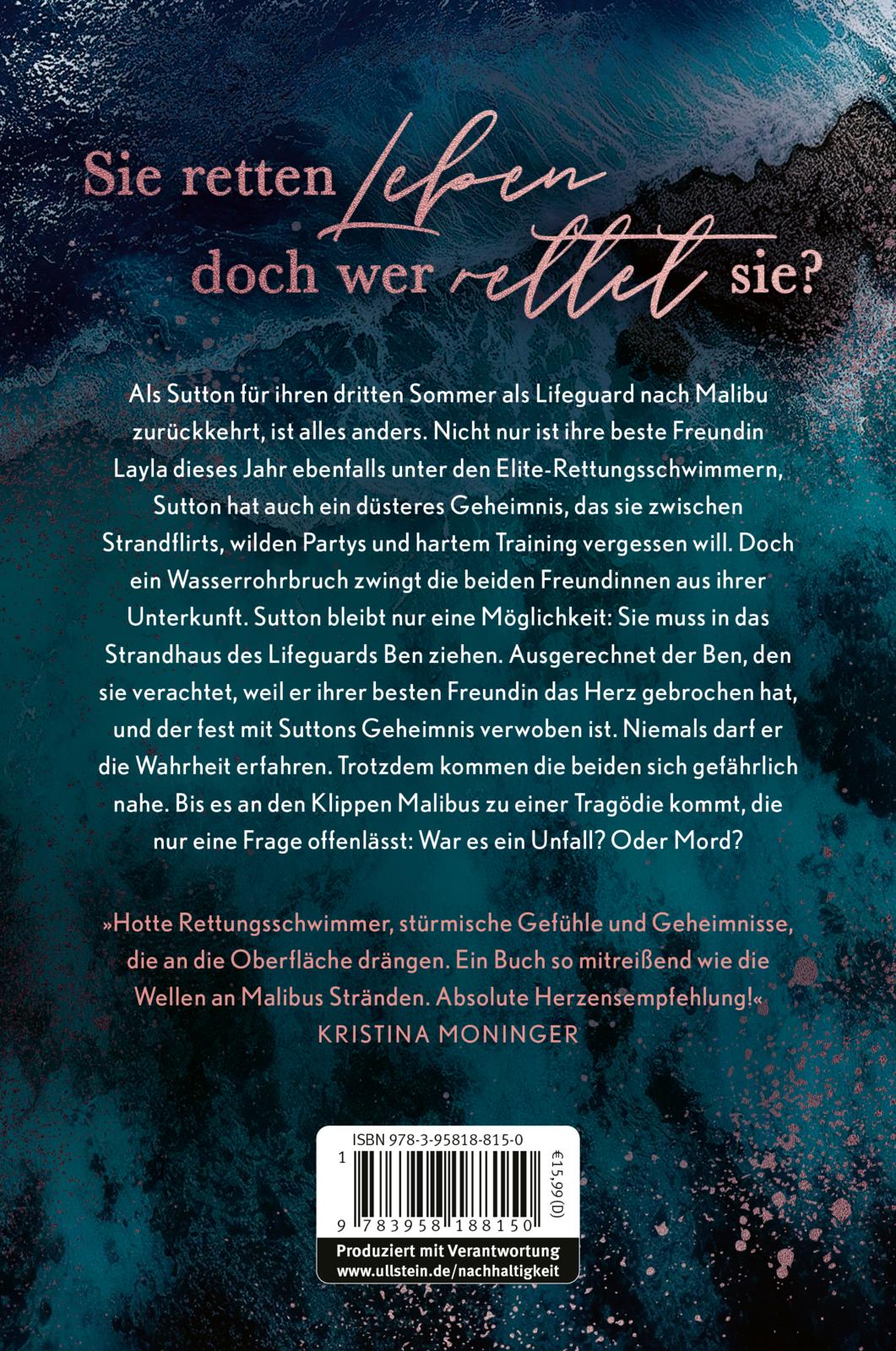 Rückseitencover The summer that broke us (Lifeguard 1)