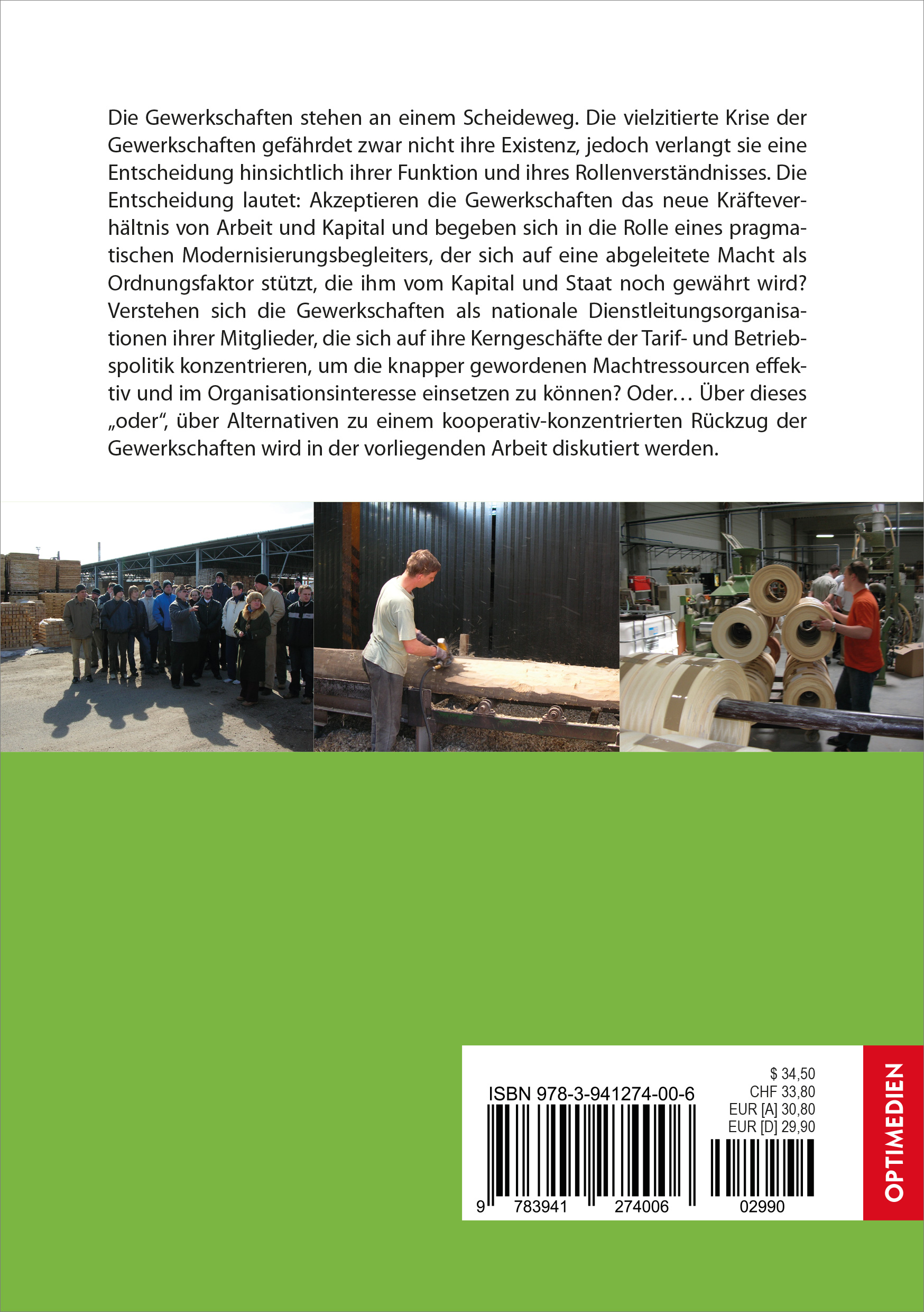 Rückseitencover Gewerkschaften in Bewegung