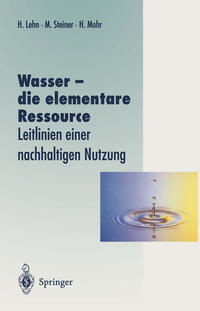 Vorderes Coverbild Wasser — die elementare Ressource