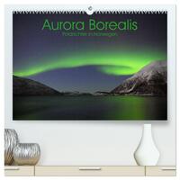 Vorderes Coverbild Aurora Borealis: Polarlichter in Norwegen (hochwertiger Premium Wandkalender 2025 DIN A2 quer), Kunstdruck in Hochglanz