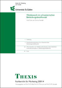 Vorderes Coverbild Wettbewerb im schweizerischen Bekleidungsdetailhandel