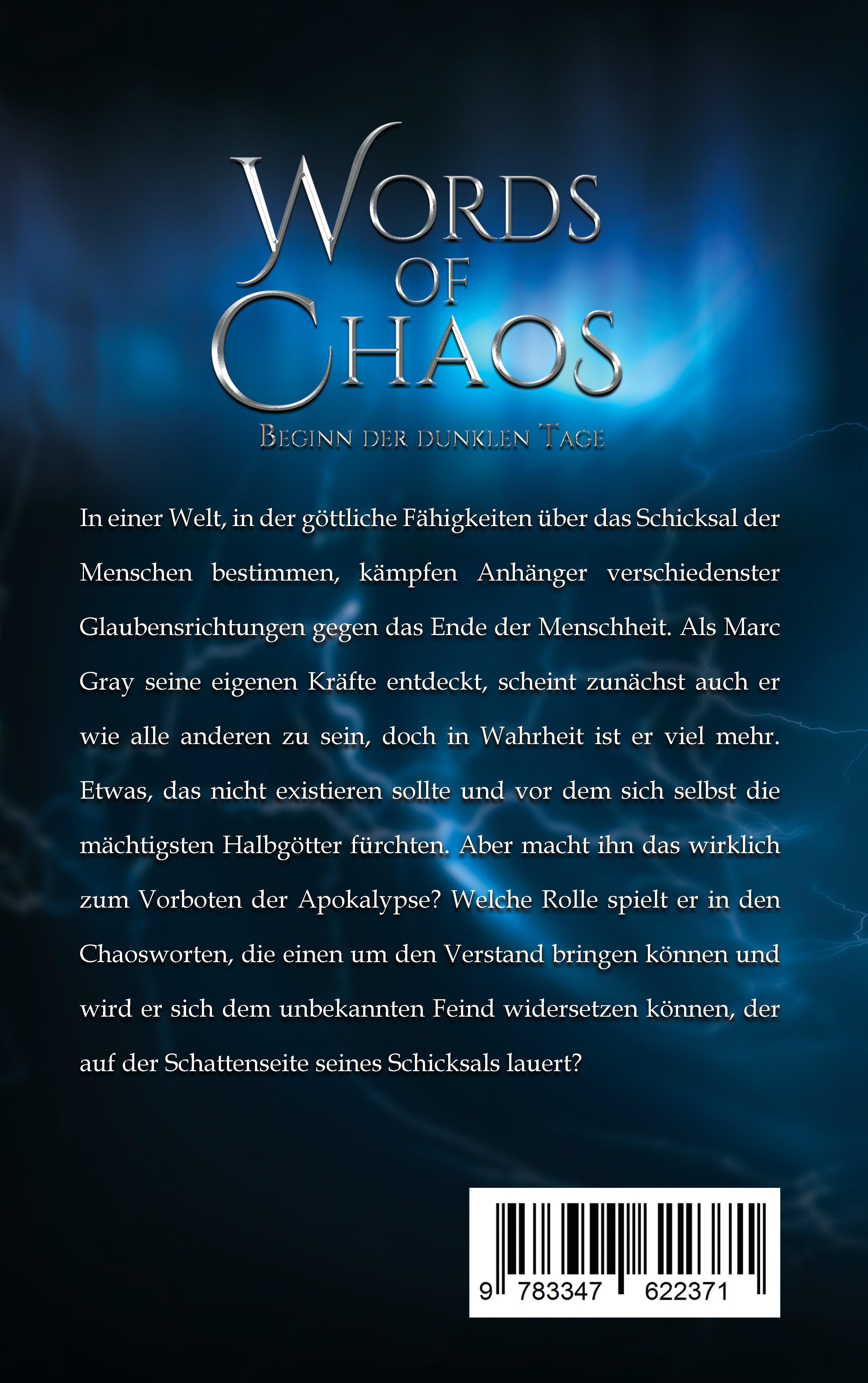 Rückseitencover Words of Chaos