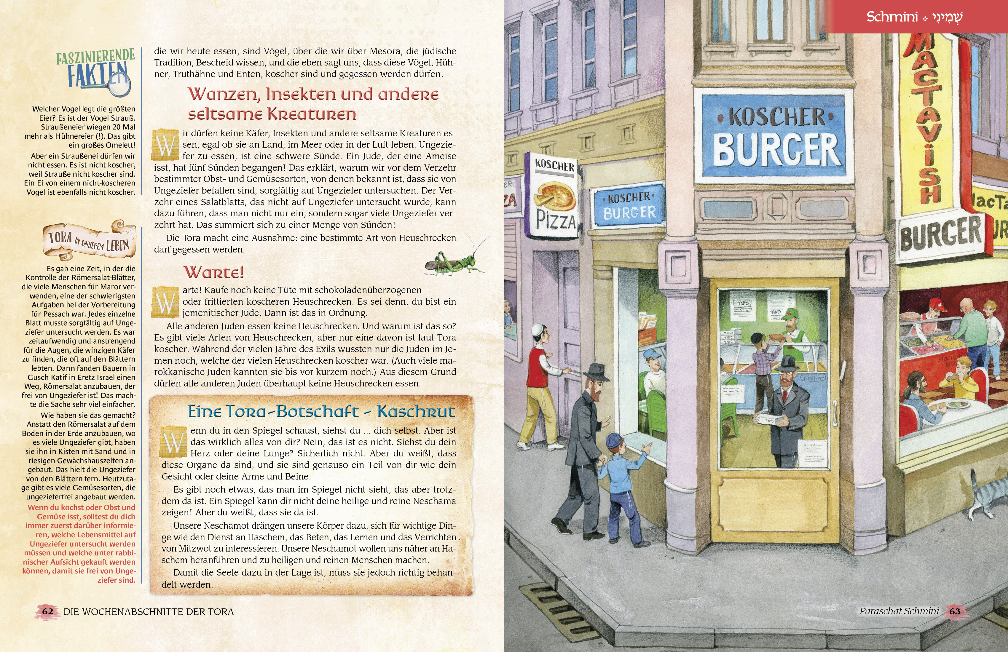 Beispielinhalt (Bild) Die Wochenabschnitte der Tora. Band 3. Buch Wajikra.