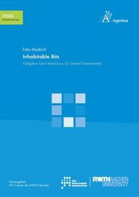 Vorderes Coverbild Inhabitable Bits. Adaptive User Interfaces for Smart Environments