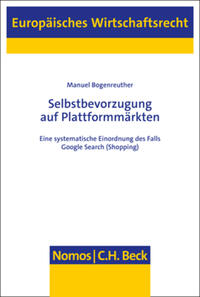 Vorderes Coverbild Selbstbevorzugung auf Plattformmärkten