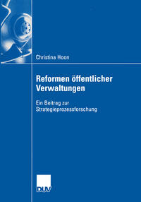 Vorderes Coverbild Reformen öffentlicher Verwaltungen