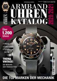 Vorderes Coverbild Armbanduhren Katalog 2020/2021