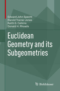 Vorderes Coverbild Euclidean Geometry and its Subgeometries