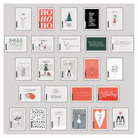 Vorderes Coverbild 25 handgemachte Weihnachtskarten Teil 1