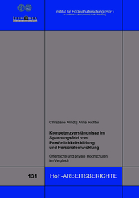 Vorderes Coverbild Kompetenzverständnisse im Spannungsfeld von Persönlichkeitsbildung und Personalentwicklung