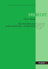 Vorderes Coverbild Die Verjährung erbrechtlicher Ansprüche